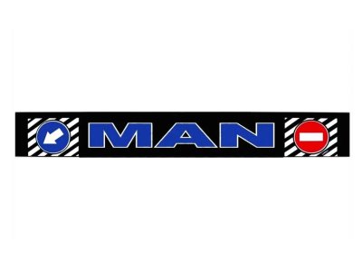 Брызговик резиновый  "MAN" синий 2400*350