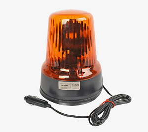 Маяк(У) проблесковый 12в на магните С12-21-01 желтый