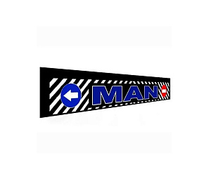 Брызговик резиновый  "MAN" синий 2400*350